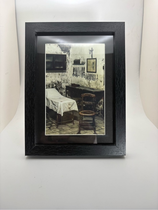 Other - Haunted Asylum Room Art Print – Framed 5x7 Gothic Horror Decor
